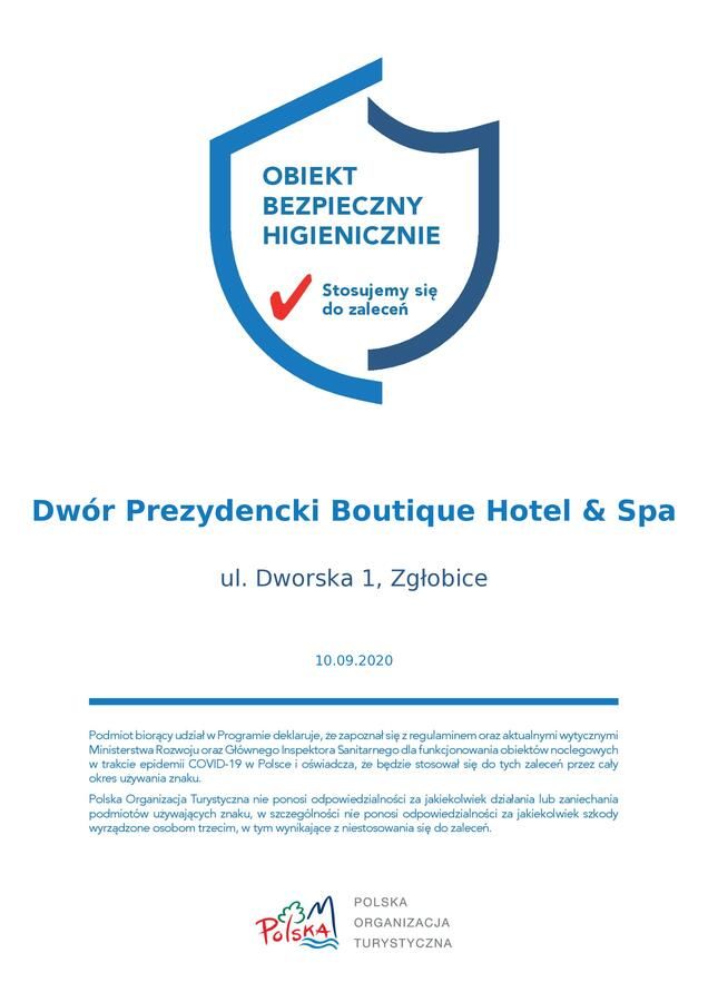 Отель Dwór Prezydencki Boutique Hotel & SPA Зглобице